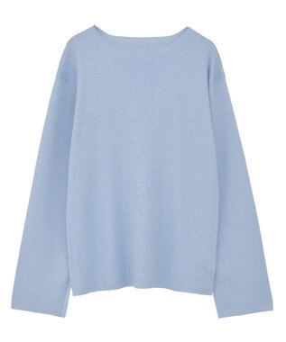 CRAFT STANDARD BOUTIQUE ボートネックニットプルオーバー Light Blue