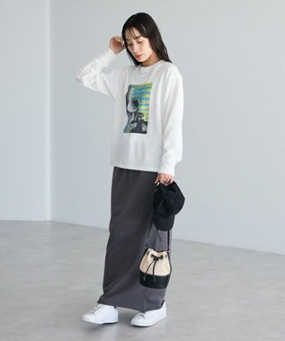 CRAFT STANDARD BOUTIQUE アートライクプリントロンTee Off White
