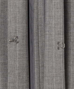 J.PRESS LADIES 【セットアップ対応】BAHARIYE2 ノーカラー ジャケット ライトグレー系1