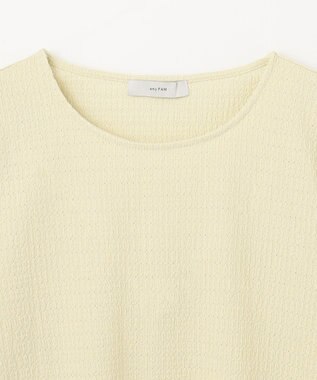 ANY シャーリングランタンスリーブトップス アップルグリーン