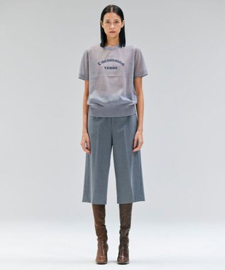 BEIGE， 【セットアップ対応・洗える】ZEPHYR / ウールライクハーフパンツ Top Gray