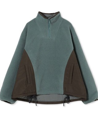 Chacott Chacott BALANCE ボアハーフジップジャケット グリーン