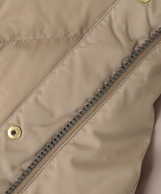 J.PRESS LADIES S ブラッシュドマルチポリ ダウンベスト キャメル系