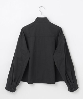 23区 【SLOW/一部店舗限定】ウォッシュドピーチタフタ ブルゾン グレー系