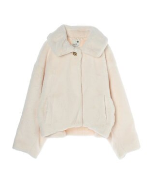 earth music&ecology ファーブルゾン Ivory