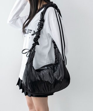 WEGO 【ユニセックス着用ITEM】ハーフムーンドロストショルダー ブラックその他