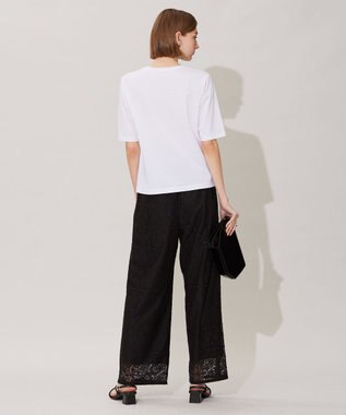 ICB L 【洗える】 ベーシック Tシャツ オフホワイト系