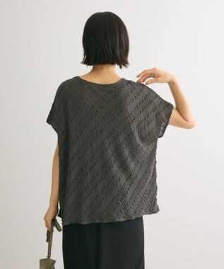 Green Parks ・ｆｕｒｒｙｒａｔｅバイヤスシャーリングプルオーバー Charcoal Gray