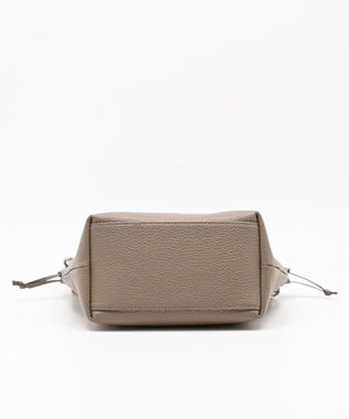 blancle シュリンクレザー ドローストリング2wayバッグ TAUPE