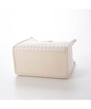 UNBILLION カシュカシュ cachecache / ハート柄レーススクエア2wayトート アイボリー