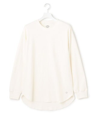 J.PRESS YORK STREET 【UNISEX】ハニカムワッフル Tシャツ ホワイト系