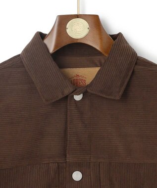 J.PRESS MEN 【WEB・一部店舗限定】トリコットコーデュロイ トラッカージャケット ブラウン系