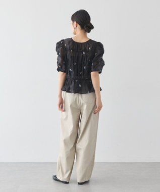 earth music&ecology チノタックパンツ Beige