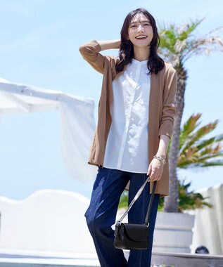 Tiaclasse 【安田美沙子さん着用・2TYPE肩紐/ショルダー&斜め掛け】フラップミニバッグ ブラックA(クロコ調）