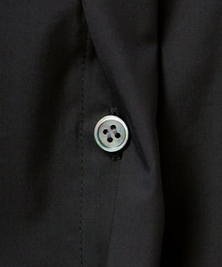 23区 S 【GOLD LABEL】ライトタフタ チュール刺繍 シャツ ブラック系