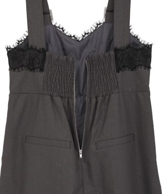 Green Parks ・ＳＵＧＡＲ　ＳＰＯＯＮ　レーストリムオールインワン Charcoal Gray