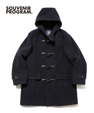 J.PRESS MEN 【J.PRESS ORIGINALS】【UNISEX】Wool Light Melton Short Duffle Coat / Baggy-Fit
