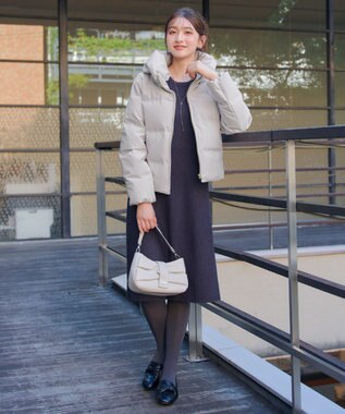 Tiaclasse 【安田美沙子さん着用・新色追加】シームレスダウンコート アイボリー