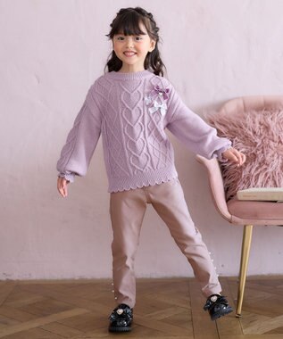 ANY KIDS 7days ドリームストレッチ 裏起毛 パンツ ココア