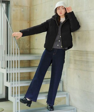 Tiaclasse 【安田美沙子さん着用・新色追加】シームレスダウンコート ブラック