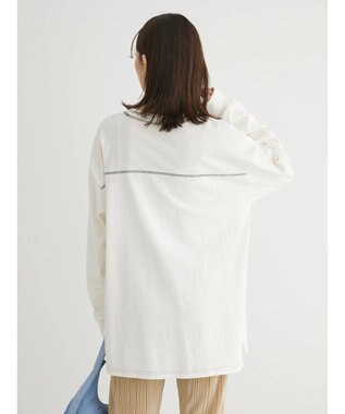 Green Parks Ｄｉｓｎｅｙ／配色ステッチチュニック Ivory