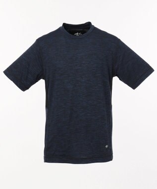 JOSEPH ABBOUD MOUNTAIN ランダムスラブリップル Tシャツ ネイビー系