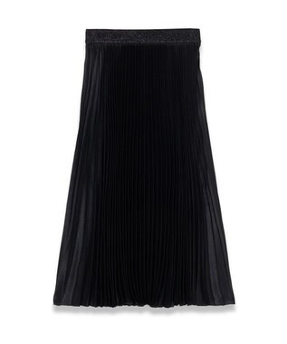JOSEPH プレーテッドウールルレックス　プリーツスカート Black