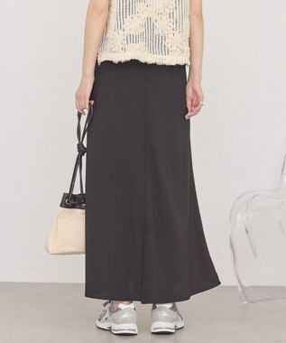 AMERICAN HOLIC リネンライクマーメイドスカート Black