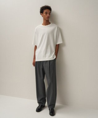 ATON DRY COTTON JERSEY | クルーネックTシャツ - UNISEX WHITE