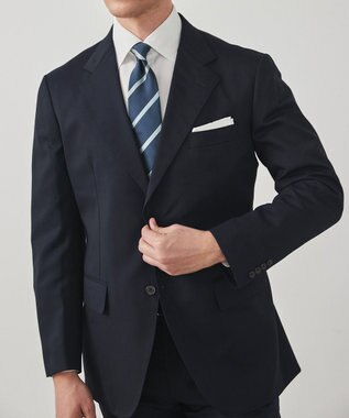 GOTAIRIKU リクルート/フレッシャー/成人式にもおすすめ【しわになりにくい/ストレッチ】ストレッチギャバジン スーツ_ブラック ブラック系