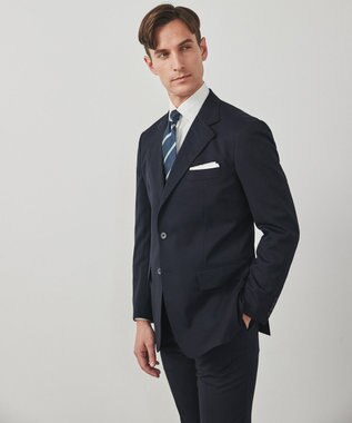 GOTAIRIKU リクルート/フレッシャー/成人式にもおすすめ【しわになりにくい/ストレッチ】ストレッチギャバジン スーツ_ブラック ブラック系