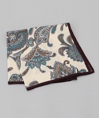  日本製【シルク100％】シーズナルチーフ