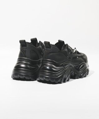 STEVE MADDEN RECOUPE-M-RS 厚底ボリュームスニーカー ブラックブラック