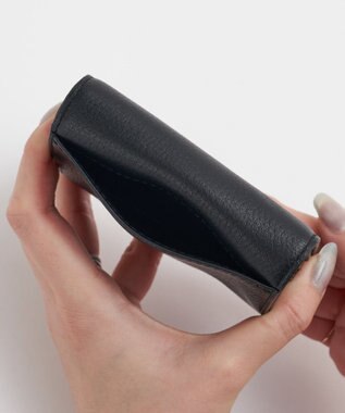 russet シンプルプラスミニウォレット(SO-442) Black