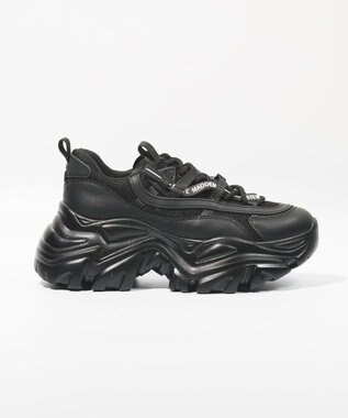 STEVE MADDEN RECOUPE-M-RS 厚底ボリュームスニーカー ブラックブラック