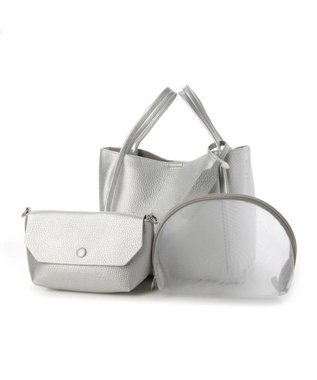 UNBILLION カシュカシュ cachecache / ミニショルダー付きソフトレザー調ミニトートバッグ