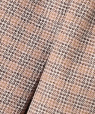 ANY KIDS リボン×チェック プリーツスカパン ブラウン×チェック