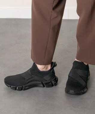 Bridget Birkin 【VINCULUM×phiten】エラスティックコラボスニーカー ブラック雑材