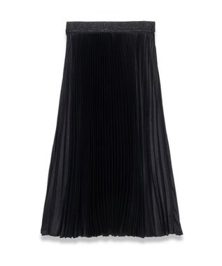 JOSEPH プレーテッドウールルレックス　プリーツスカート Black