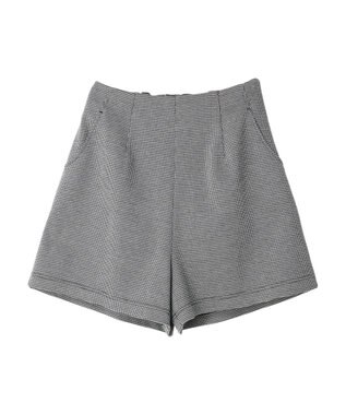 earth music&ecology ショートパンツ（千鳥柄） Hounds Tooth