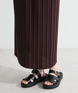 Green Parks プリーツスカート Brown