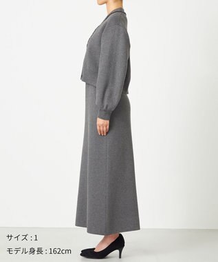 NAVE 【ReNAVE・洗える】スムースニット カーディガン グレー系