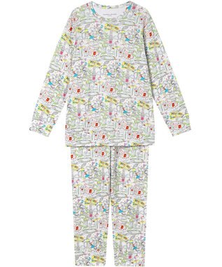 tsumori chisato SLEEP ツモリチサト パジャマ 綿100%(本体) 長袖 長ズボン レディース UDX595/ワコール アイボリー
