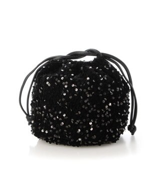 UNBILLION cachecache ベルベットスパンコールドロストバッグ ブラック