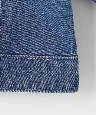 ANY KIDS フリル 襟付き デニム ジャケット デニムブルー