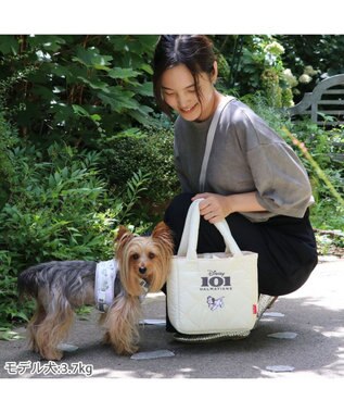 PET PARADISE ディズニー 101匹わんちゃん 撥水 お散歩バッグ ホワイト