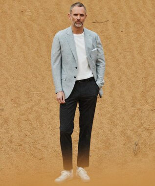 GOTAIRIKU 圧倒的清涼感・８つの機能美【接触冷感/通気性/軽量/撥水…等】クールドッツ セットアップパンツ（24年モデル） グレー系8