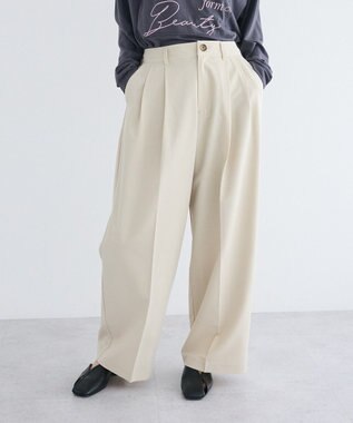 CRAFT STANDARD BOUTIQUE タックイージーワイドパンツ