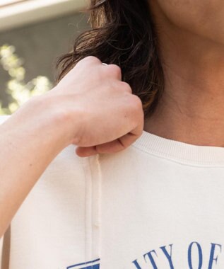 WEGO 【ユニセックス着用ITEM/MLサイズ展開】ドッキングカレッジスウェT（SS） オフホワイト