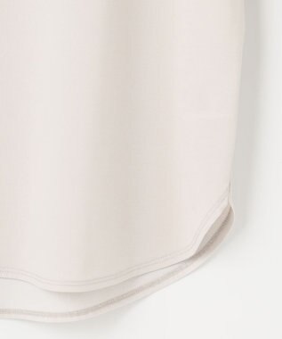 J.PRESS LADIES ベーシックジャージー ロングTシャツ カットソー ライトグレー系